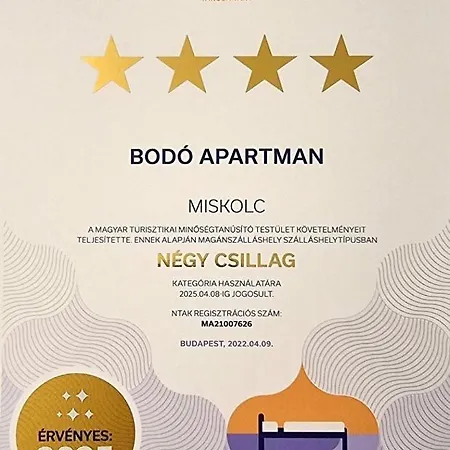 Bodo Apartman Miskolc